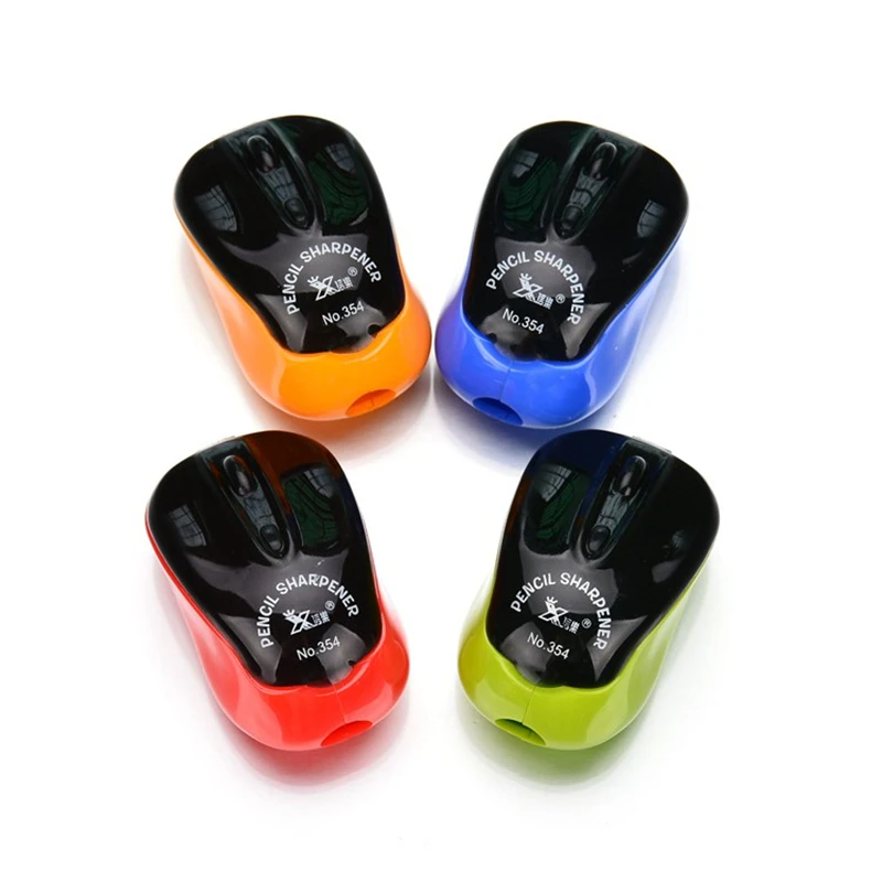 

1pcs Mouse Shaped Pencil Sharpener. Gift Pencil Sharpener for Creative Students (random Colors) >3 Years Old Standard