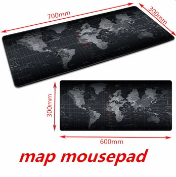 

Gaming Mouse Pad Large Mouse Pad Gamer Big Mouse Mat Computer Mousepad Rubber World Map Mause Pad Game Keyboard Desk Mat