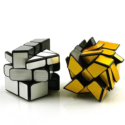 Матовый Стикеры черный фон извилистые ветряная мельница 3x3 зеркало Скорость Куб серебро развивающие игрушки кубики