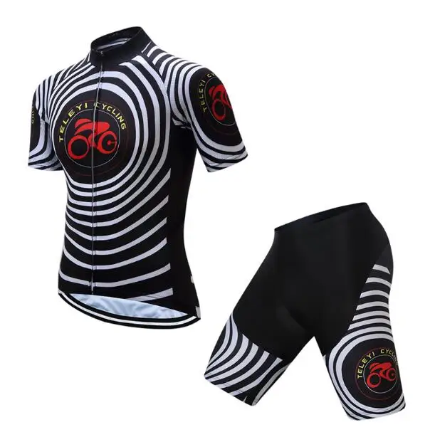 Jersey and Pants Мужская одежда для велосипеда BIB наборы с коротким рукавом велосипед платье Комплект Профессиональная, командная, велосипедная Одежда Костюм Спортивная майка MTB mallot - Цвет: Jersey and Pants