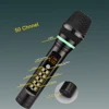 Rechargeable UHF Portable Wireless Bluetooth Karaoke Microphone Micro Echo Treble Bass Adjust Channel Home Microphones ► Photo 3/6