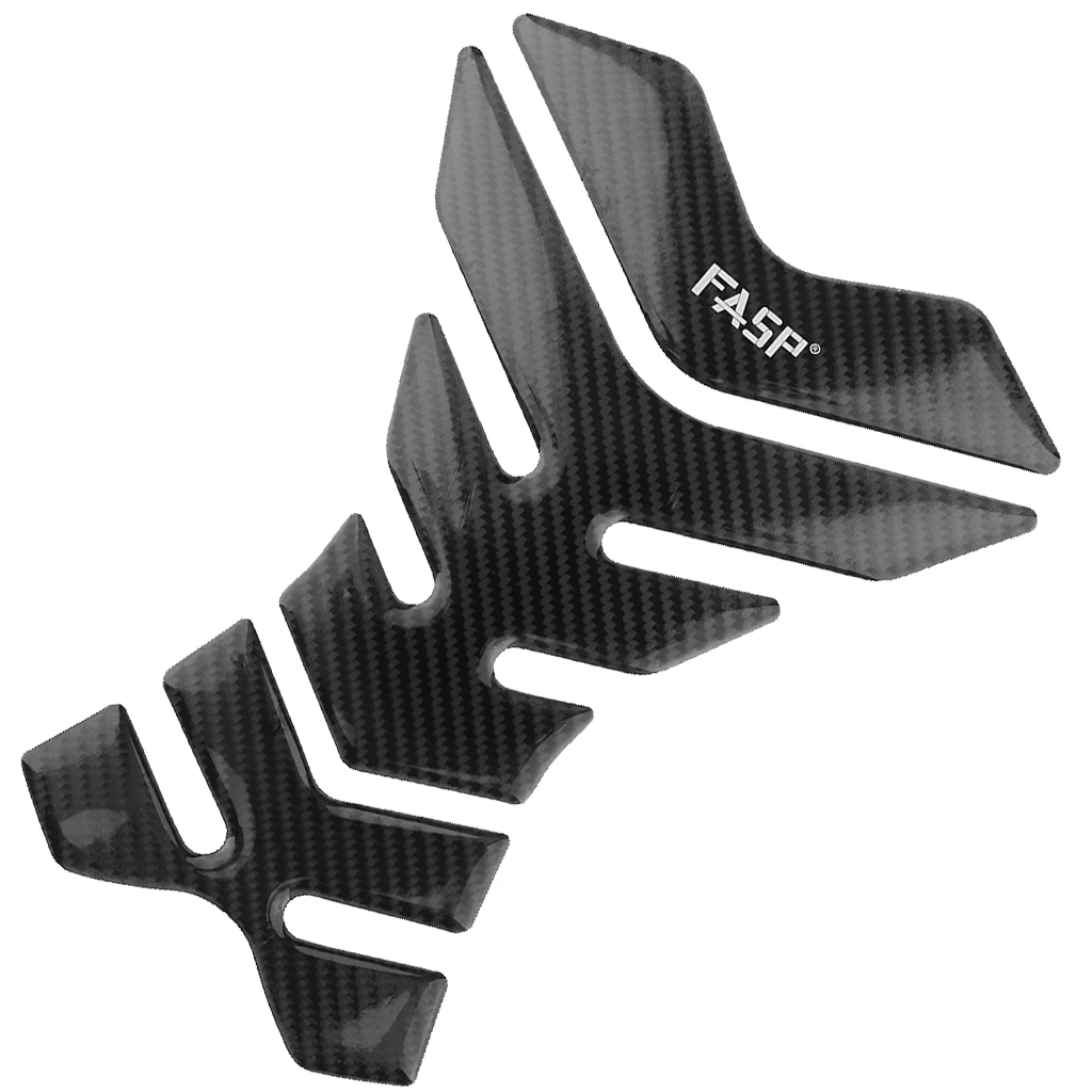 Universal 5D Carbon Fiber Gas Cap Cover Pad Gel Motorcycle Gas Tankpad Motorcycle TanK pad Decal Sticker