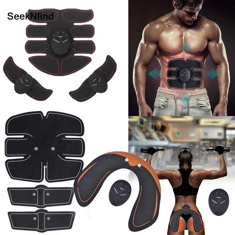 

EMS Wireless Muscle Stimulator Trainer Hip Trainer Smart Fitness Abdominal Training Electric Weight Loss Stickers Body Slimming