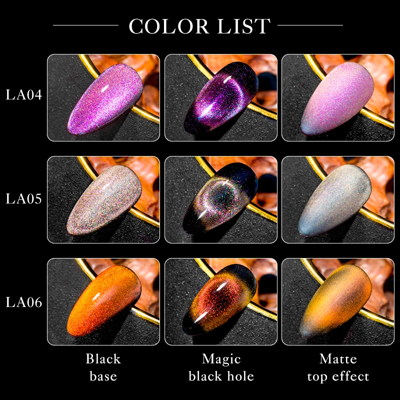 Nail Vision 9D Хамелеон Гель лак для ногтей с эффектом кошачий глаз Магнитный погружной