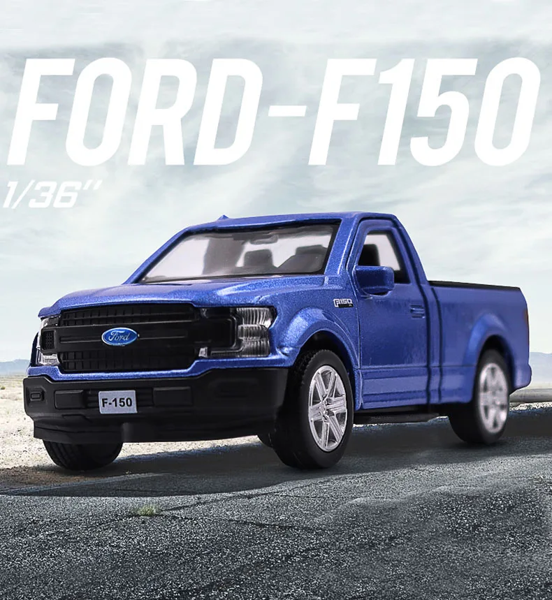 

1:36 Масштаб Ford F-150 пикап модель автомобиля из сплава металла литые игрушки для детей оригинальная коробка