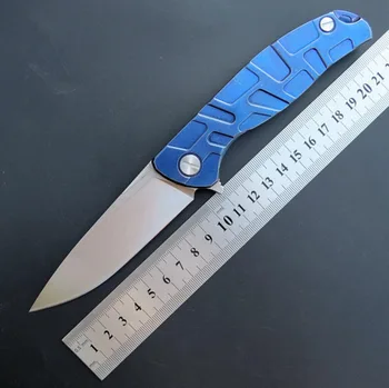 

New EF95 Folding Knife D2 Blade Steel Handle Camping Tactical Knife Hunting EDC Tool 59-60HRC