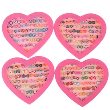 36 пар/компл. модные Полимерная глина серьги гвоздики комплект ювелирных изделий ручной работы фрукты Мультяшные Сережки для Для женщин и девочек детей наборы для стрижки и удаления волос