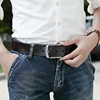 MEDYLA Men Belt Quality Genuine Leather Alloy Pin Buckle Luxury Casual Belts Cowskin Fashion Strap Male Jeans Free Shipping SM03 ► Photo 3/6