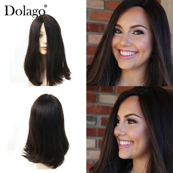 

Jewish Wig Silk Base Lace Front Human Hair Wigs Kosher European Virgin Hair Unprocessed Women Double Drawn Lace Wig Dolago Hair