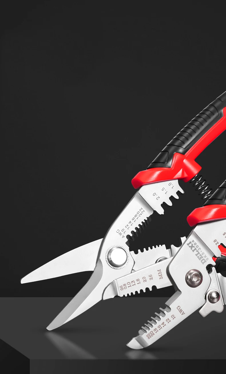 Wire Stripping Pliers Multifunctional Electrician Special Tools Pulling Wire Cutting Pliers Small Copper Pipe Crimping Pliers - Image 6
