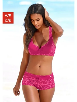 

Swimwear Women swimsuit Bikinis 2020 Mujer High Waist Swimsuits solid strap bikini Push Up Bathing Suits Biquini Plus size