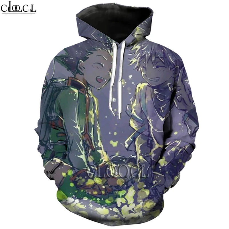 

HX Casual Funny Japanese Anime Hunter X Hunter 3D Print Hip Hop Men Women Harajuku Hoodies Autumn Couple Tops