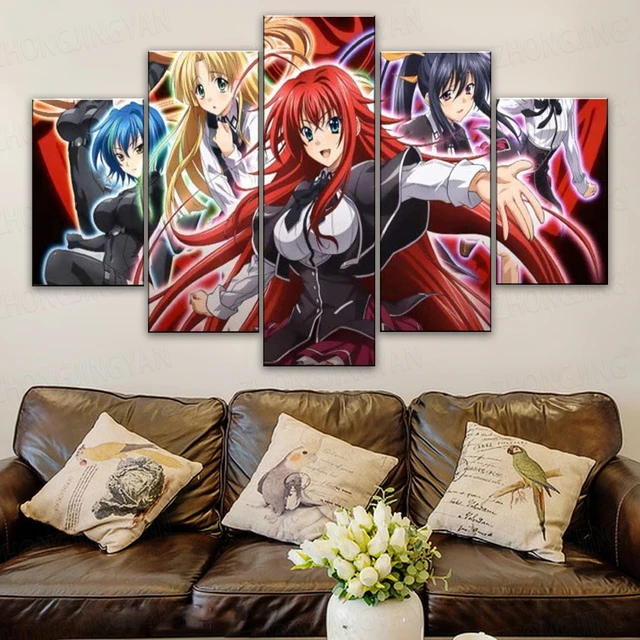 High School DxD Anime Main Characters Poster for Sale by MariaThelma5