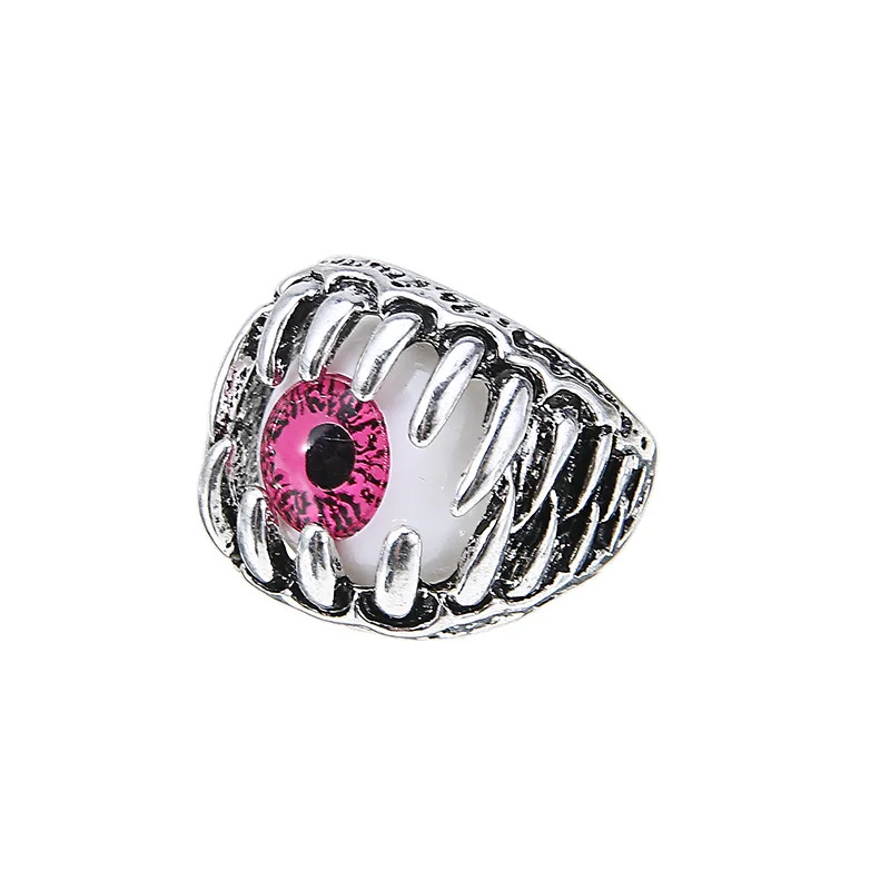 Винтажный зловещий перстень для глаз 1 шт. Мужской Перстень в стиле панк