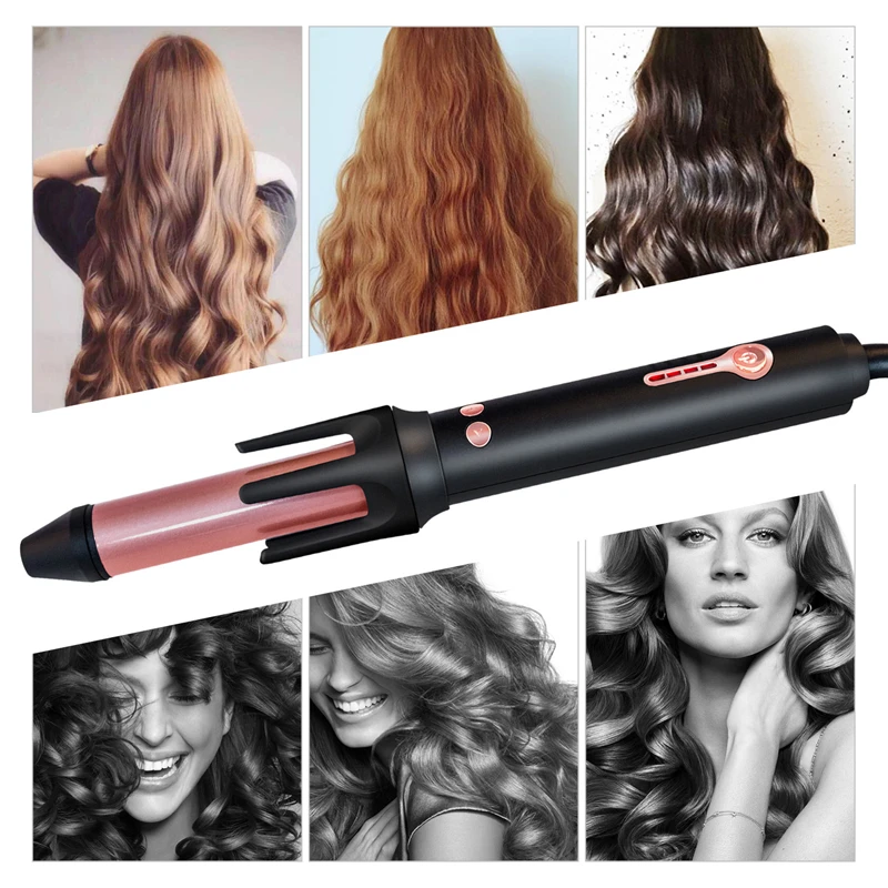 High Quality Electric Professional Ceramic Hair Curler Curling Iron Roller Curls Wand Waver Fashion Styling Tools US/EU
