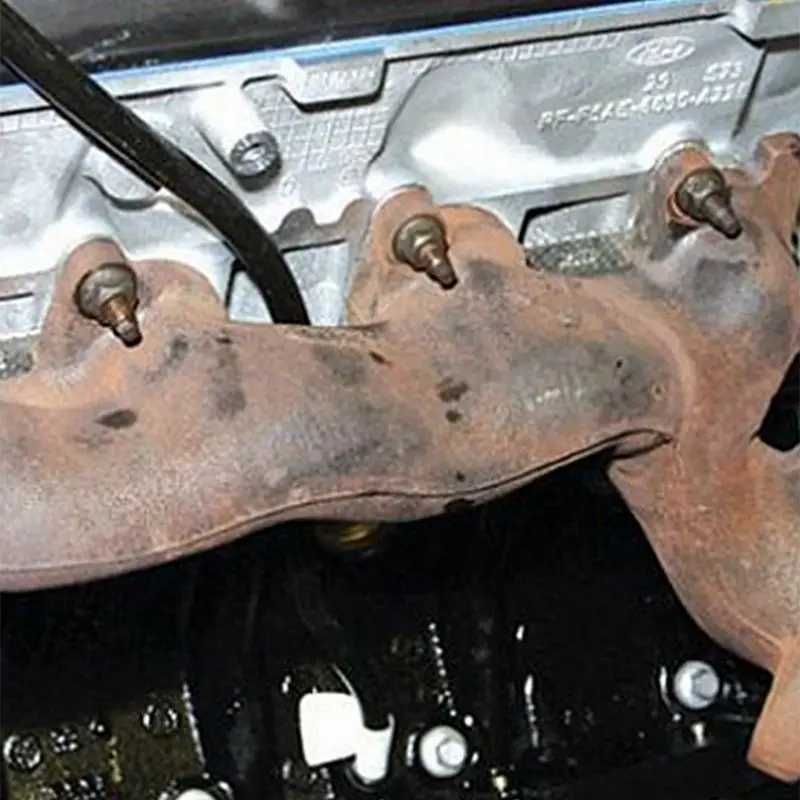 16 шт. из нержавеющей стали выпускной коллектор набор гаек для Ford 4,6 5,4 литр V8, 2 коллектора M8 выхлопная шпилька