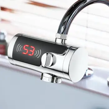 

Bathroom Electric Cold Heating Faucet Digital Instantaneous Water Heater Tap Multiple Protection Household Fixture