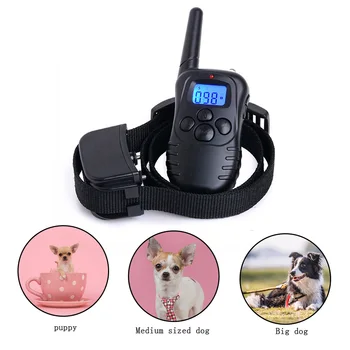 

Dog Training Collar Rechargeable Waterproof Dog Training Collar with 3 Training Modes 300m Range 100 Levels E-Collar Trainer