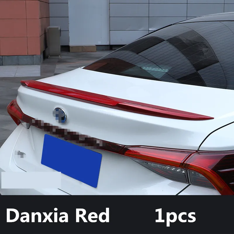 Danxia Red 1pcs Для TOYOTA AVALON фиксированное давление ветра хвост Горизонтальное давление хвост кузова хвост плавник полный клей авто аксессуары - Цвет: Danxia Red 1pcs