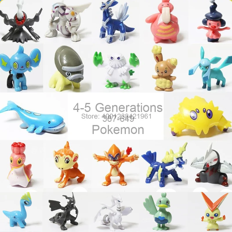 Коллекционные куклы Pokemon 4 5 поколений модель Reshiram Zekrom саморот виктини игрушки
