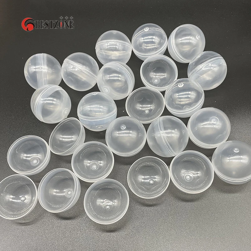 120 Boules Capsules Transparentes Vides 2.8 Cm - Pour Distributeur Automatique, Décoration, Bricolage, Fête