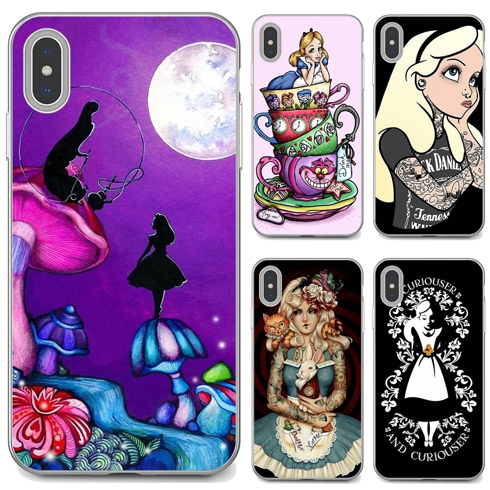 Tattooed-Girls-Alice-in-Wonderland For Huawei P30 P40 P20 P7 P8 P9 P10 Lite Plus Pro 2015 2016 2017 Mini TPU Silicone Case | Мобильные