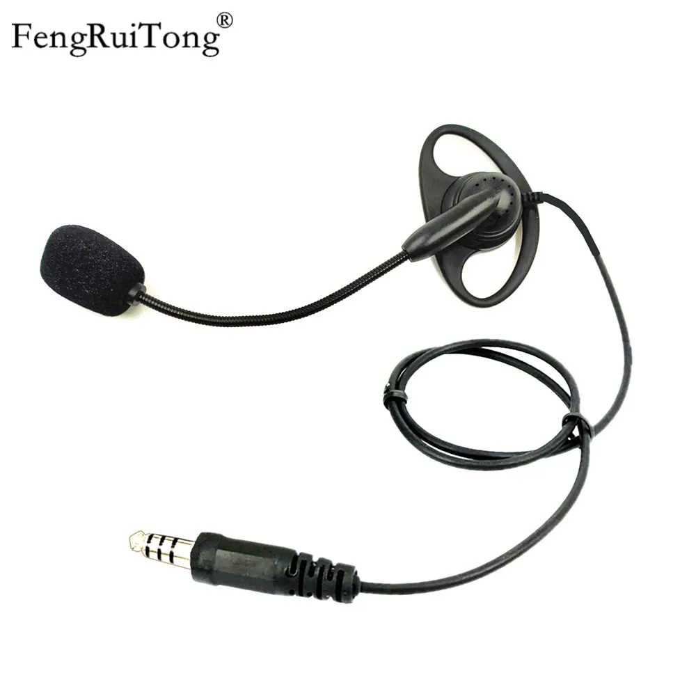 D type tactical headset, adjustable microphone stick NATO Plug for Z-tactical U94 PTT for BAOFENG MOTOROLA YAESU Kenwood d type tactical headset adjustable microphone stick nato plug for z tactical u94 ptt for baofeng motorola yaesu kenwood