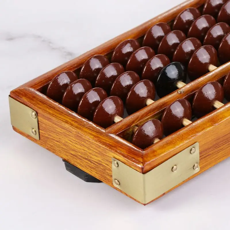Портативный Китайский 13 цифр Колонка Abacus арифметические счеты соробан подсчет