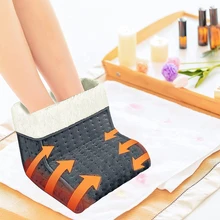

Electric Warm Heated Foot Heating Pad Warmer Washable Heat 5 Modes Heat Settings foot care Warmer Cushion Thermal Foot Warmer