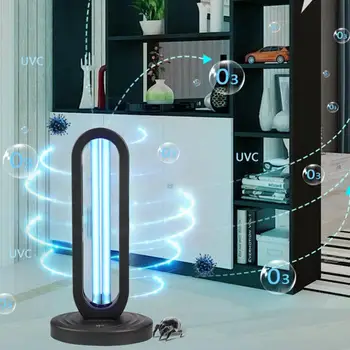 

38W UVC Germicidal Light Fridge Deodorizer Air Sanitizer Purifier Odor Eliminators Bacterial Disinfect Virus Lights For Home Use