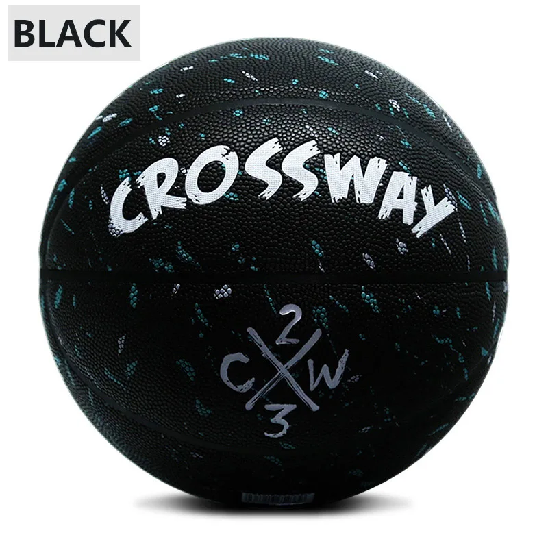 Basketball No. 5 Розничная, новинка, недорогой баскетбольный мяч Crosway 5th 7th PU, влагозащищенный, для помещений и улицы, для взрослых, тренировочный баскетбольный мяч - Цвет: Basketball No. 5