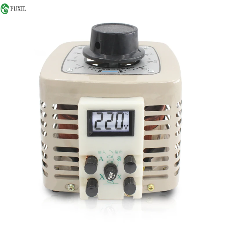 Напряжение регулятор бытовой 220 В однофазные 0 250V AC TDGC2 500W автотрансформатор 5kw