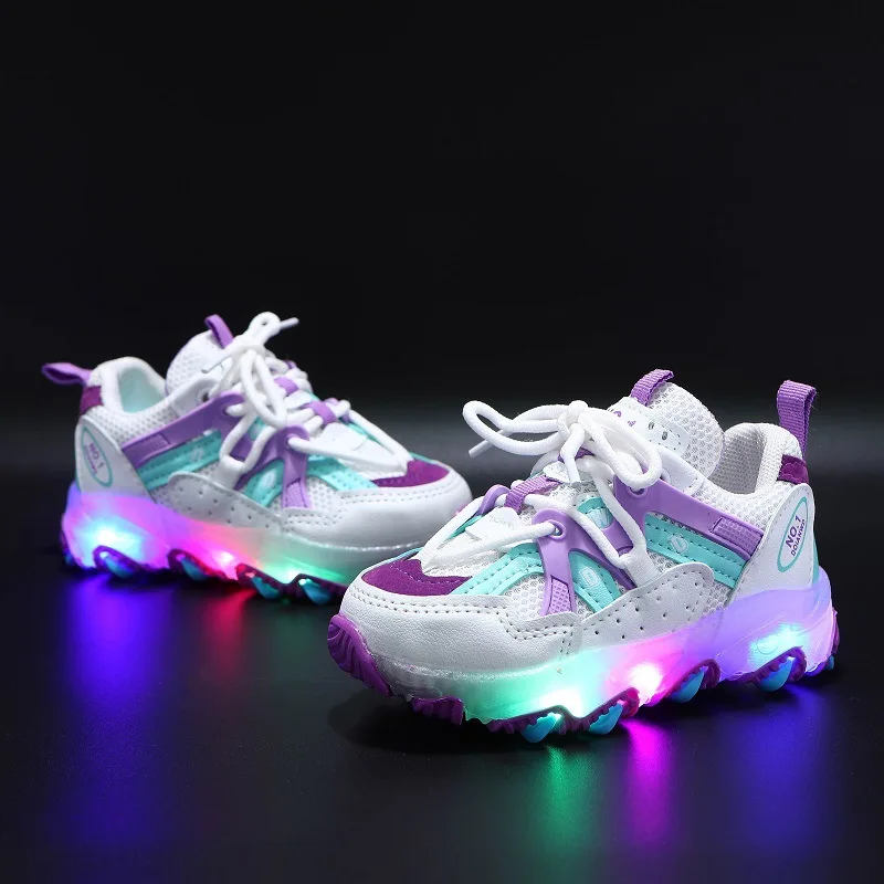 children's shoes for adults Size 21-30 Baby Luminous Sneakers For Kids Boys Girls Children Led Shoes Kids Glowing Sneakers With Light-up Sole Toddler Shoes comfortable sandals child Children's Shoes