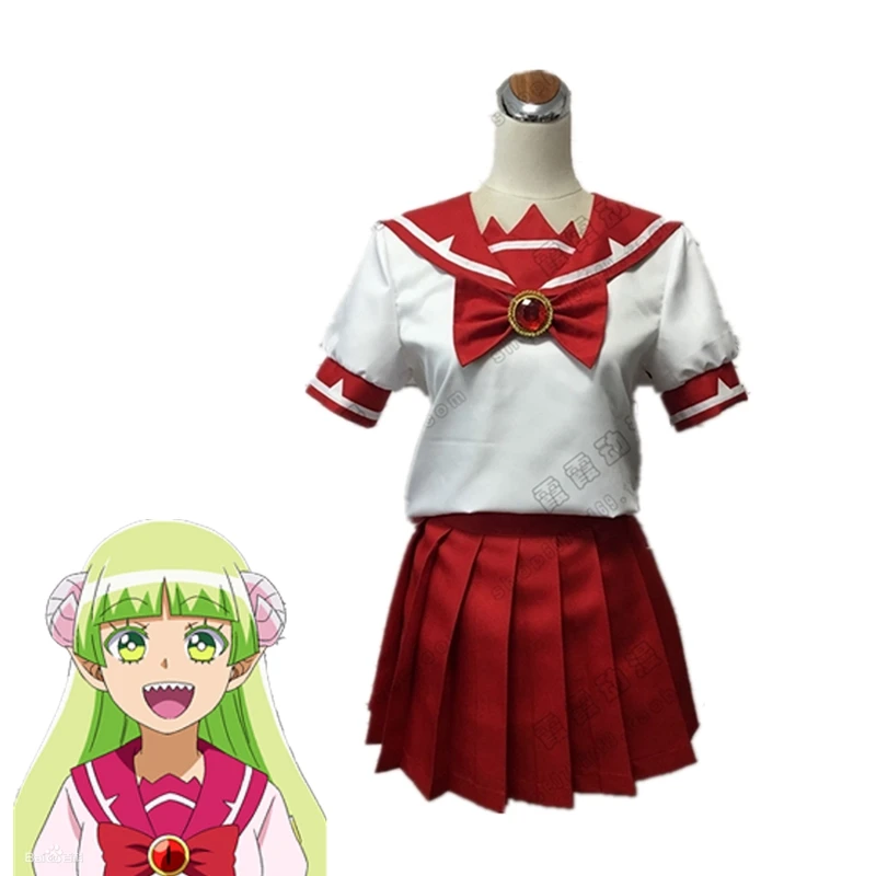 Аниме Mairimashita! Iruma-kun косплей костюм Добро пожаловать в демон школьная форма на