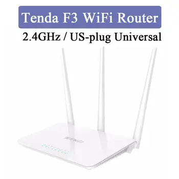 

Tenda F3 WiFi Router 300Mbps Wireless WiFi Router WiFi Repeater Multi Language Firmware for Small Medium House US Plug