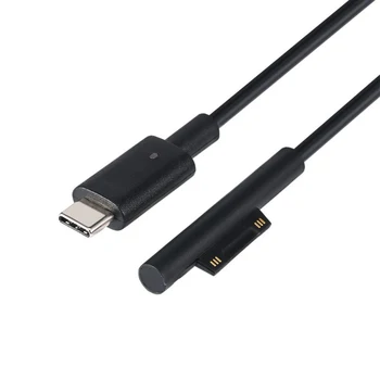 

Charging Cable Magnetic Adapter Plug And Play Connector Tablet Type C Practical Power Supply Compact For Microsoft Surface Pro 6