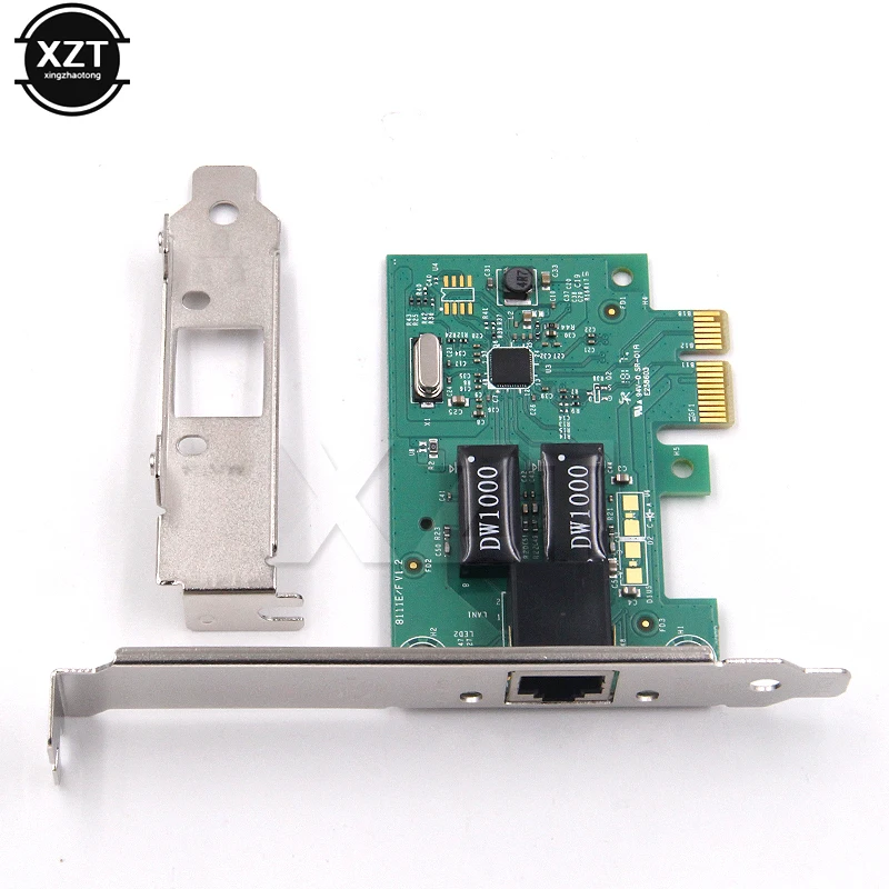 Гигабитный Ethernet PCI Express PCI-E сетевая карта 10/100/1000M RJ-45 RJ45 LAN адаптер конвертер сетевой контроллер