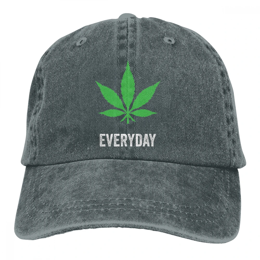 Лист сорняков Casquette глубокий Хизер унисекс Мужские Женские джинсовые бейсболка с ремешком кепки Регулируемый Гольф папа шляпа