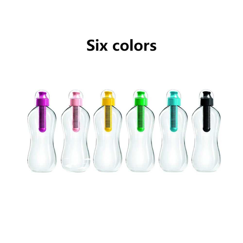 Portable 550ML Practical Plastic Bobble Hydration Filter Outdoor Hiking Sport Gym Filtered Clean Healthy Drinking Water Bottles Portable 550ML Practical Plastic Bobble Hydration Filter Outdoor Hiking Sport Gym Filtered Clean Healthy Drinking Water Bottles