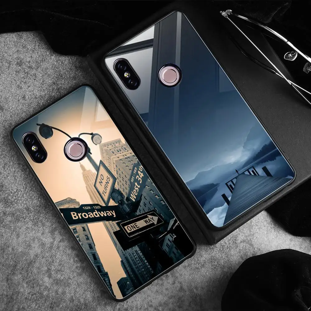 BGVED Tempered Glass Case for Redmi Note 8 pro 7 6 5 Xiaomi Mi8 9 SE K20 |