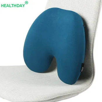 

U Shaped Back Pillow for Office Chair Memory Foam Waist Cushion Lumbar Support Home Office Relieve Pain Back Pillows Cushion