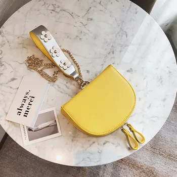 

Chain flowers women handbag mini Flap bags Fashion Crossbody Bags for Women's shoulder bag small clutch wallet 2019 new Clutches