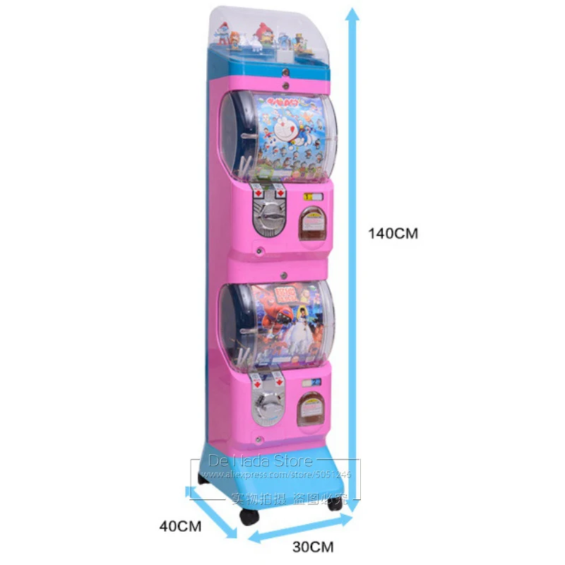 Game Room Amusement Park Coin Operated Arcade Games 50mm 75mm Plastic Capsule Gashapon Toy Prize Gift Vending Machines