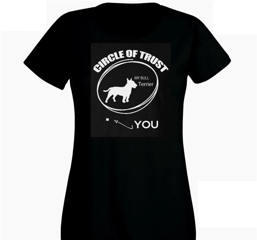 English Bull Terrier Dog T Shirt Lady-Fit Trust Homme Plus Size Tee |