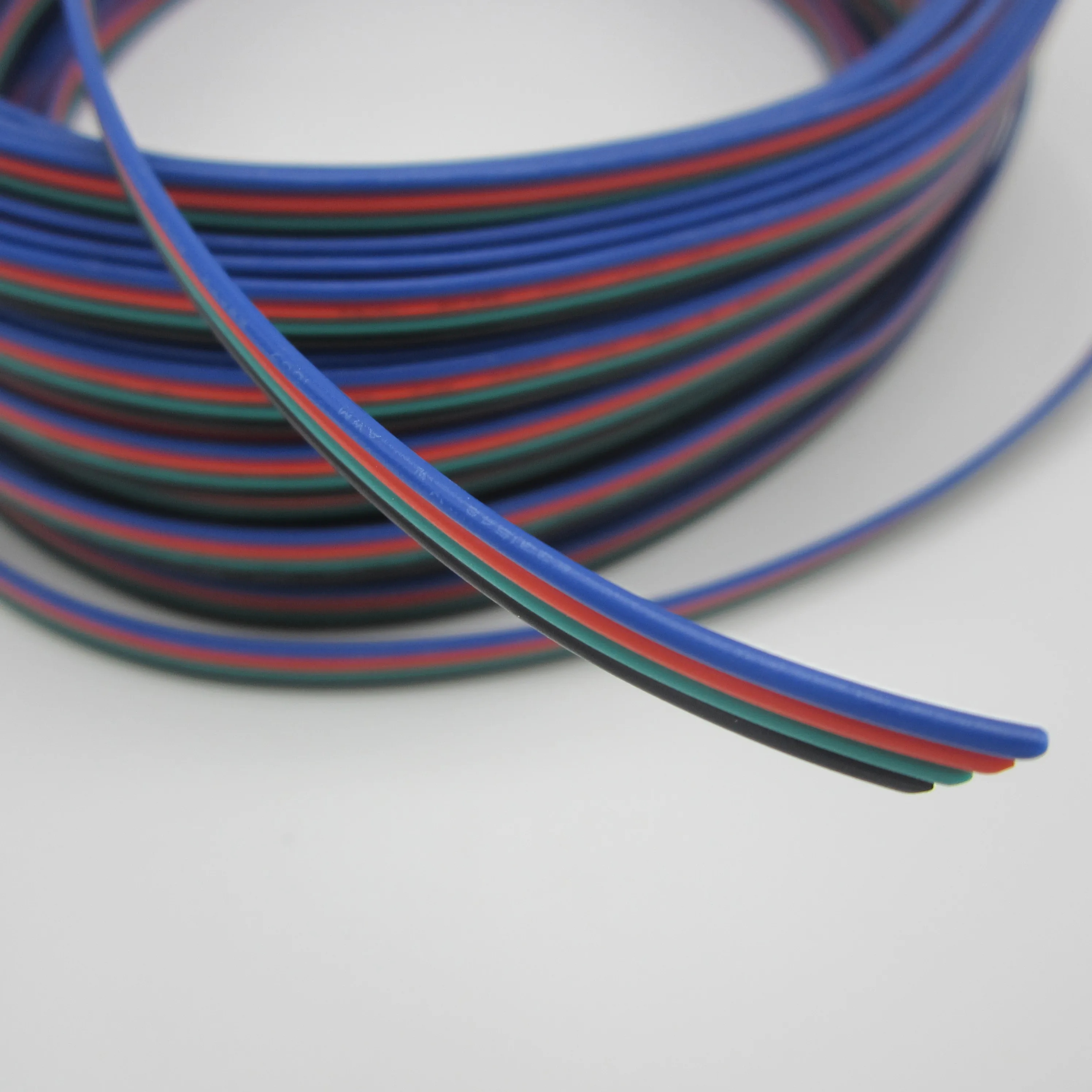 RGB прокладка 4pin провода удлинитель 100 м/лот AWG22 RGB кабель удлинитель провода для светодиодный полосы света