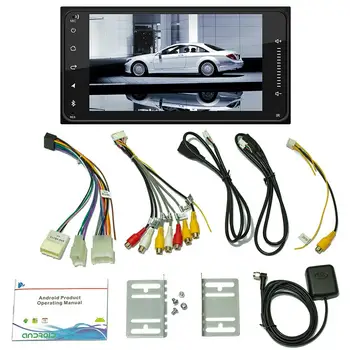 

2DIN Andriod Car Radio 7" Bluetooth Stereo Multimedia player Autoradio MP3 MP5 Touch Screen Auto Radio Support Rear View Camera