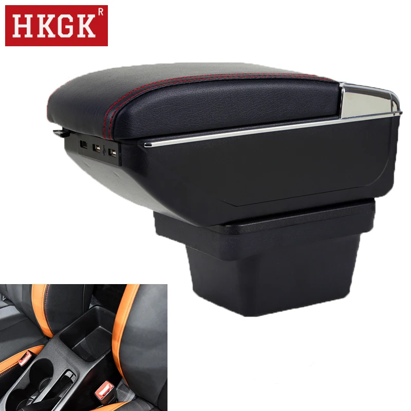 Подлокотник для Chery Tiggo 3X двухслойный вращающийся выдвижной контейнер хранения с