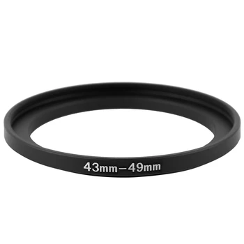 

HOT-43mm to 49mm Metal Step Up Filter Ring Adapter for Camera