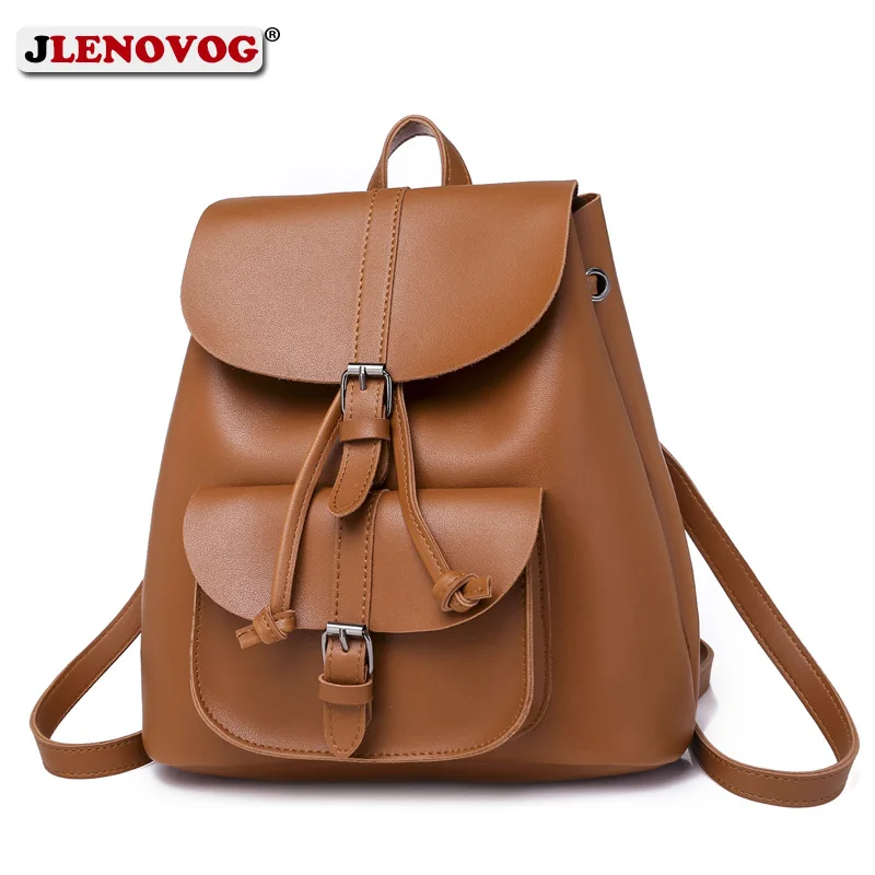 Черный классический рюкзак сумка Mochila студенческие сумки PU мягкие кожаные рюкзаки для женщин маленькое вино красный Дорожный рюкзак