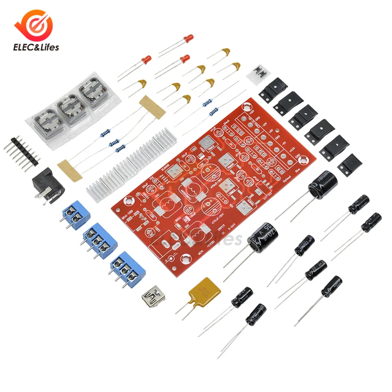 Mini USB 5-24 В до ± 12 В ± 5 В+ 3 в двойной модуль питания DIY Kit 300 мА повышающий одноповоротный линейный регулятор Преобразователь мощности модуль
